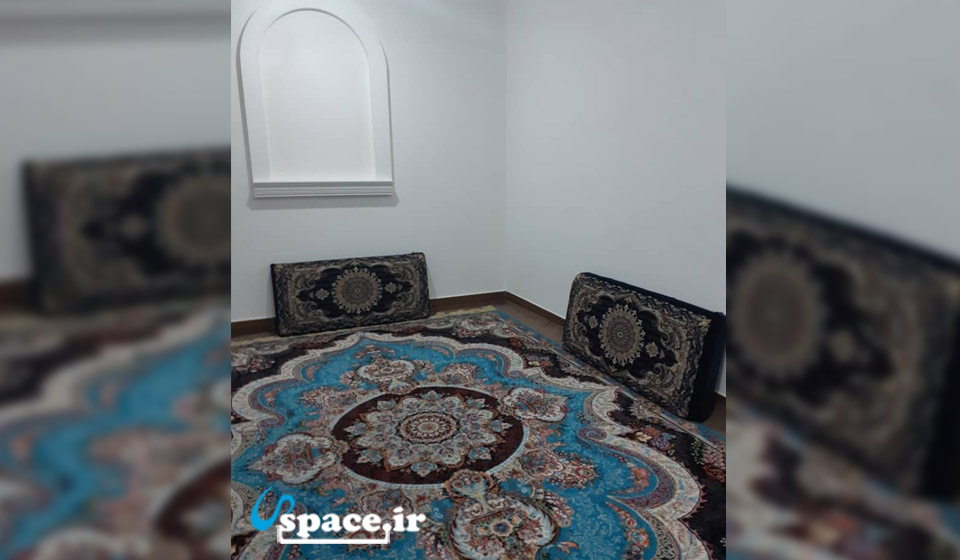 نمای داخلی اتاق صدف و خورشید اقامتگاه ستاره - بوشهر